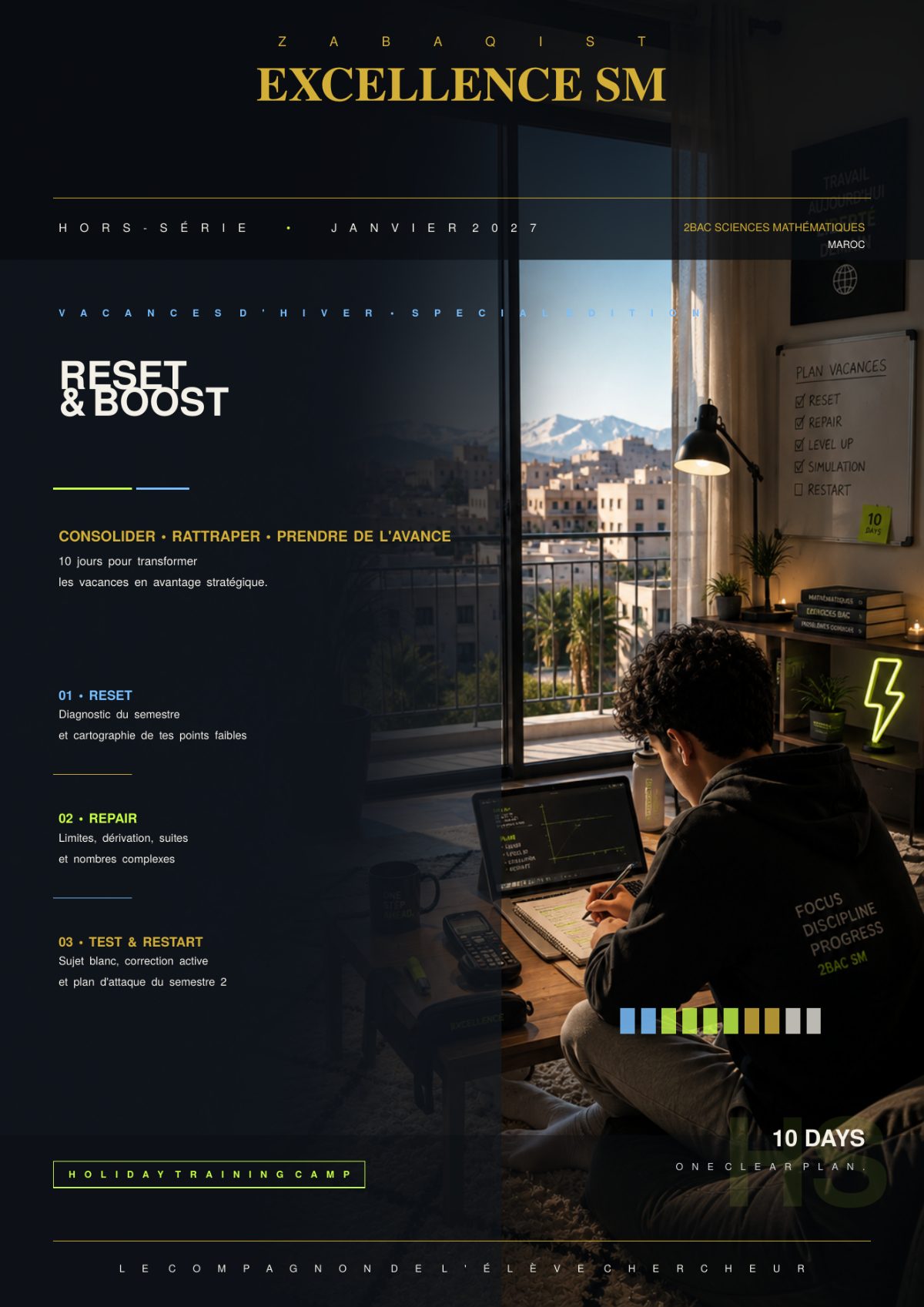 Couverture — Numéro spécial vacances · Reset